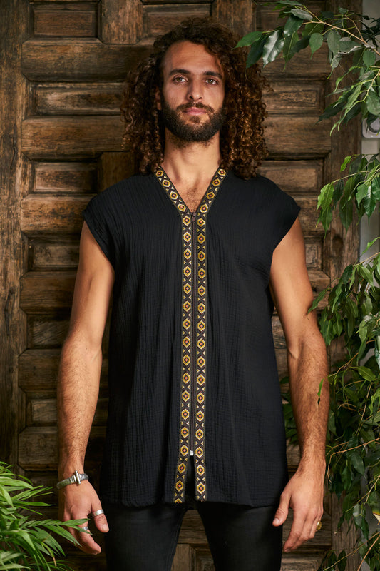 Black Orus Organic Tunic III - NAYWAJ Ibiza Tops