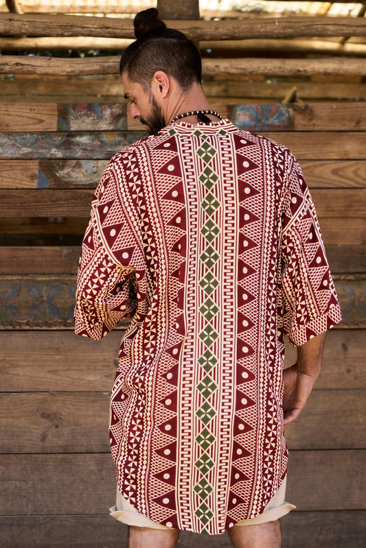 Red&G June Shirt - NAYWAJ Ibiza Shirts