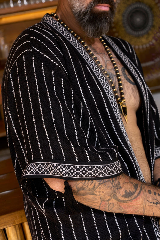 Black Tottem Jacket - NAYWAJ Ibiza Outerwear