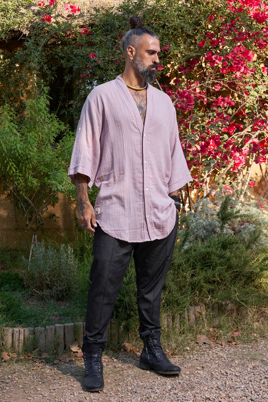 Purple Zeus Shirt - NAYWAJ Ibiza Shirts