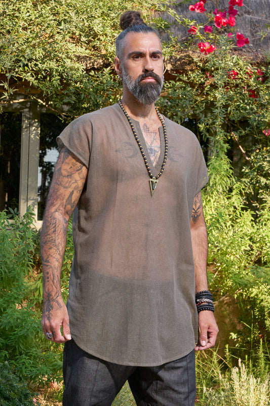 Green Lemuria T-Shirt - NAYWAJ Ibiza Tops