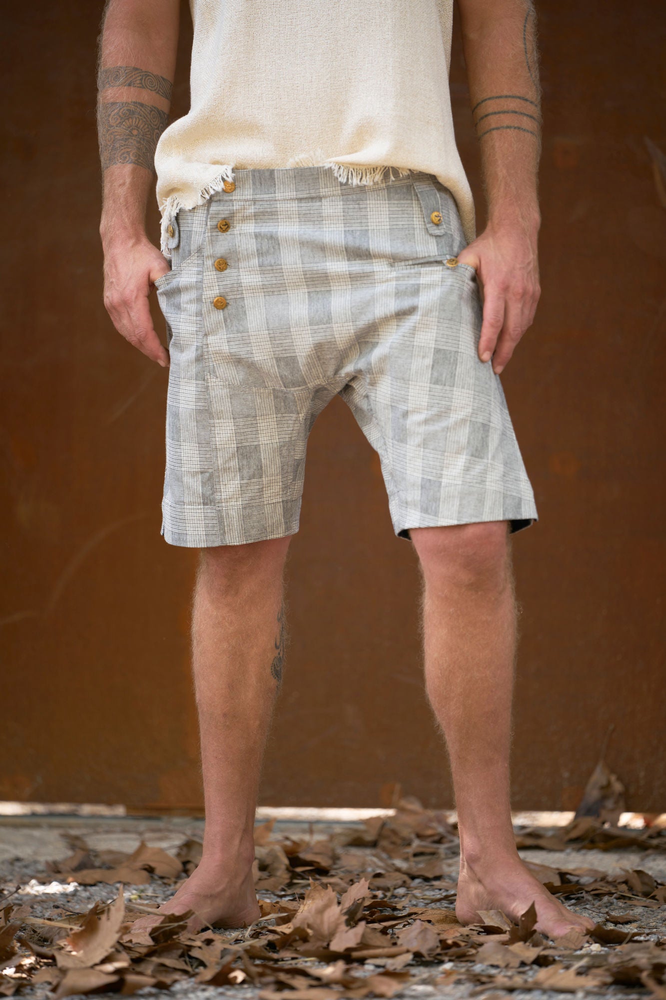 Plaid Nattaka shorts - NAYWAJ Ibiza Shorts