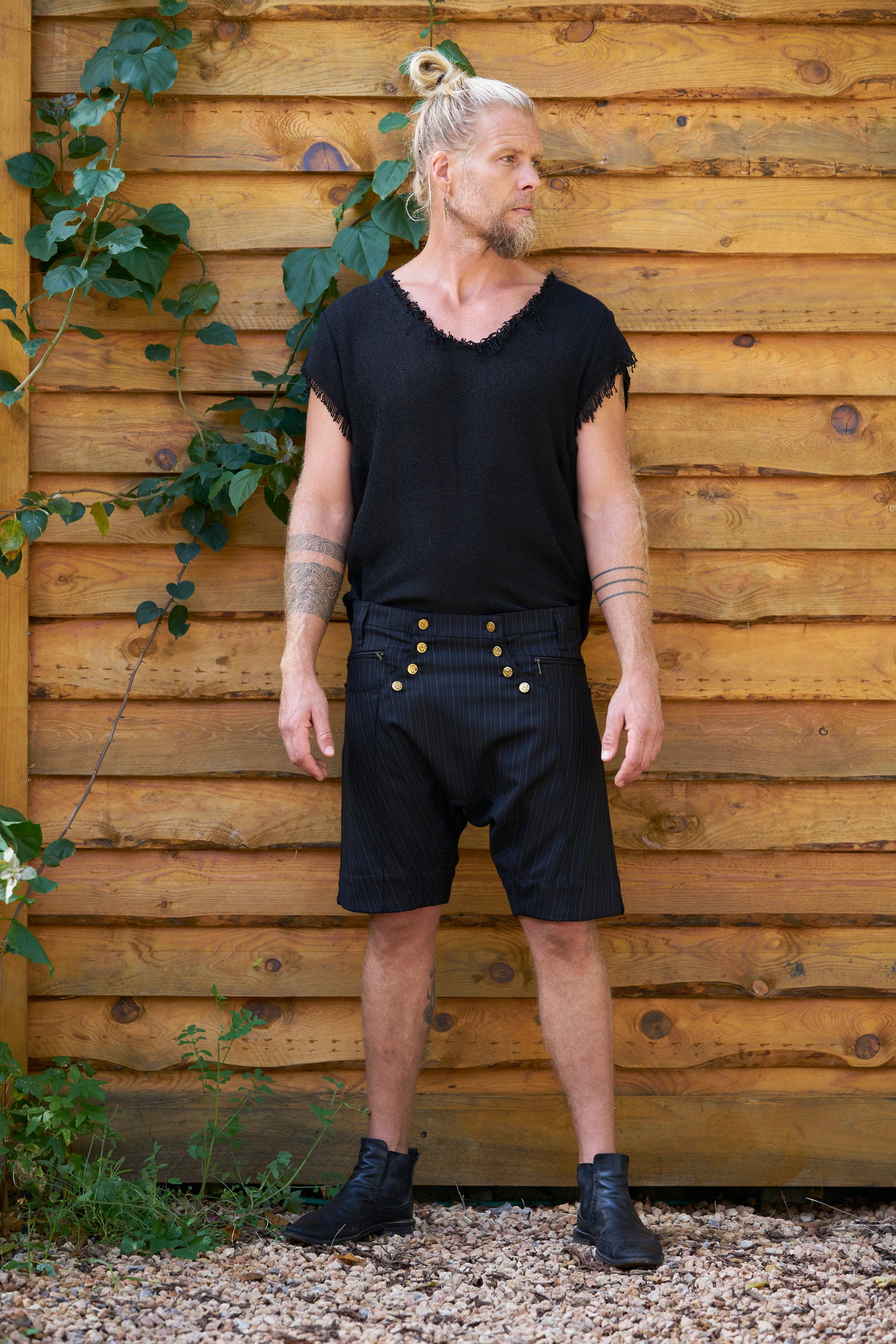 Pinstripe Ibiza Shorts - image 7