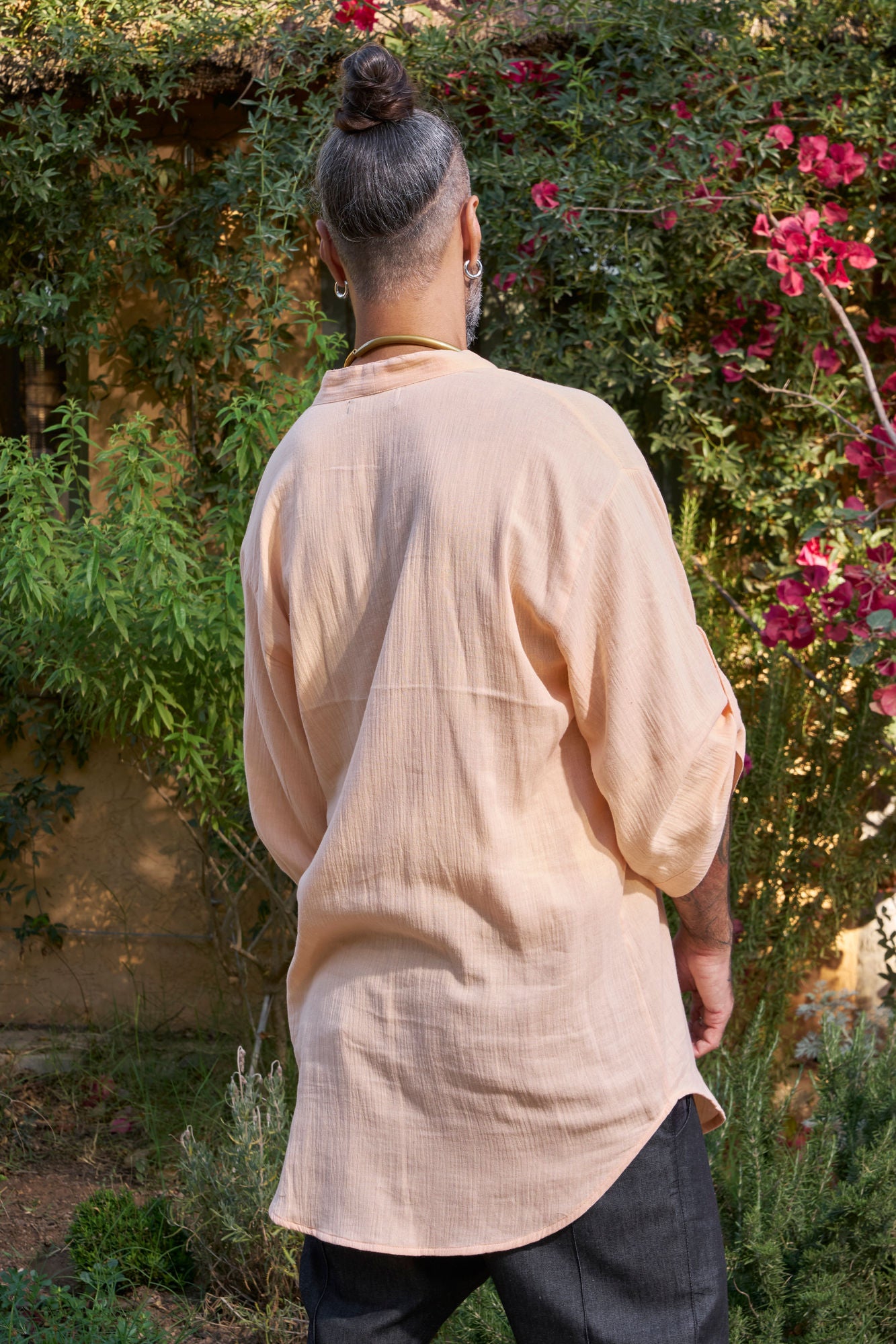 Salmon Zeus Shirt - NAYWAJ Ibiza Shirts