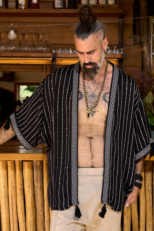 Black Tottem Jacket - NAYWAJ Ibiza Outerwear