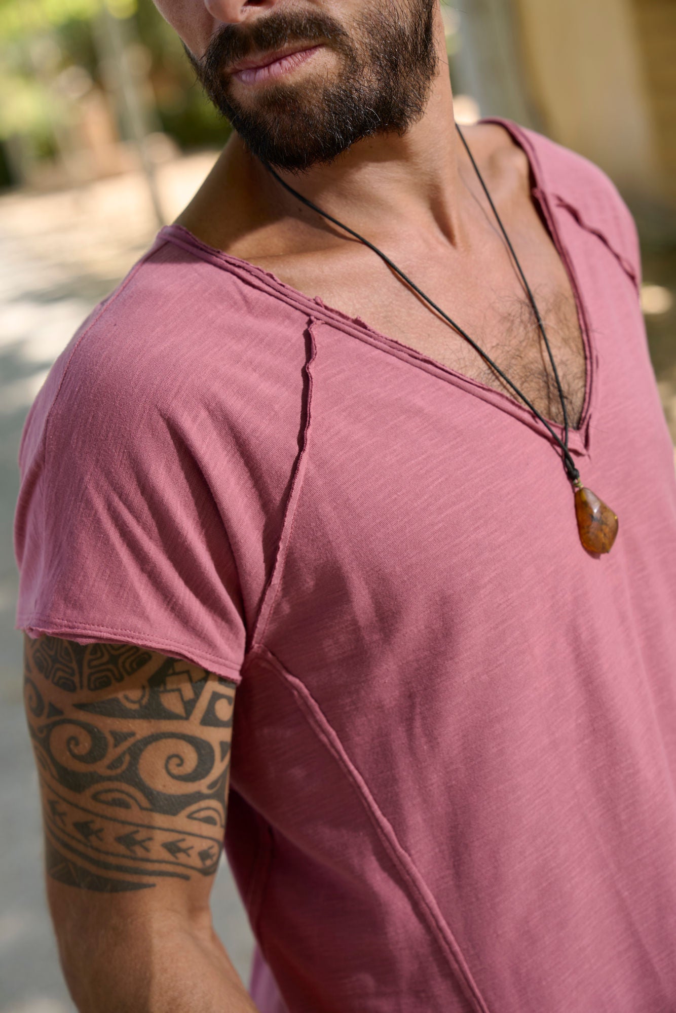 Bordeaux Neo T-Shirt - NAYWAJ Ibiza Tops