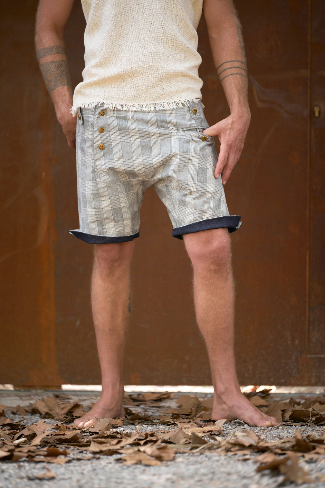 Plaid Nattaka shorts - NAYWAJ Ibiza Shorts