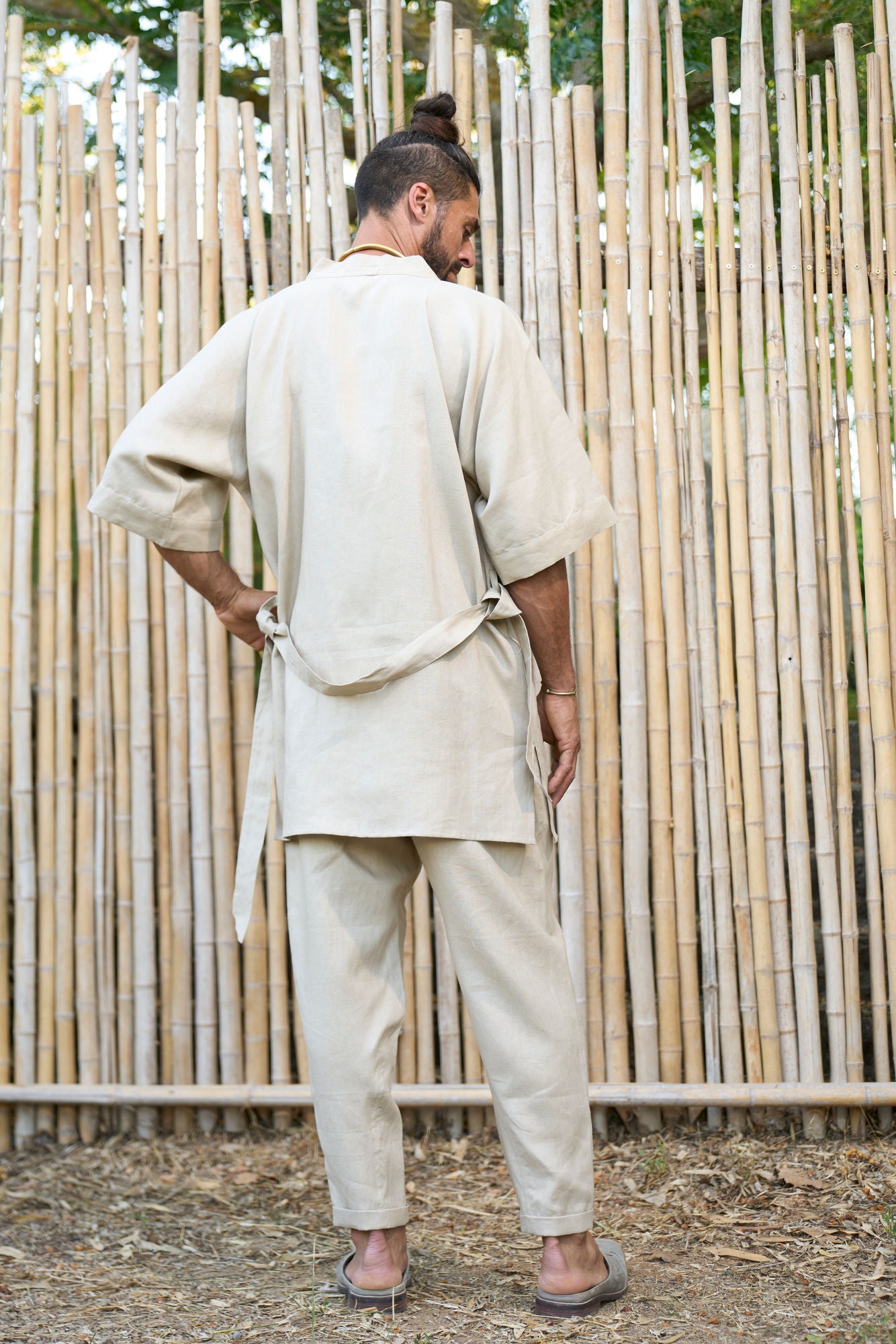 Linen Kimono - NAYWAJ Ibiza Outerwear