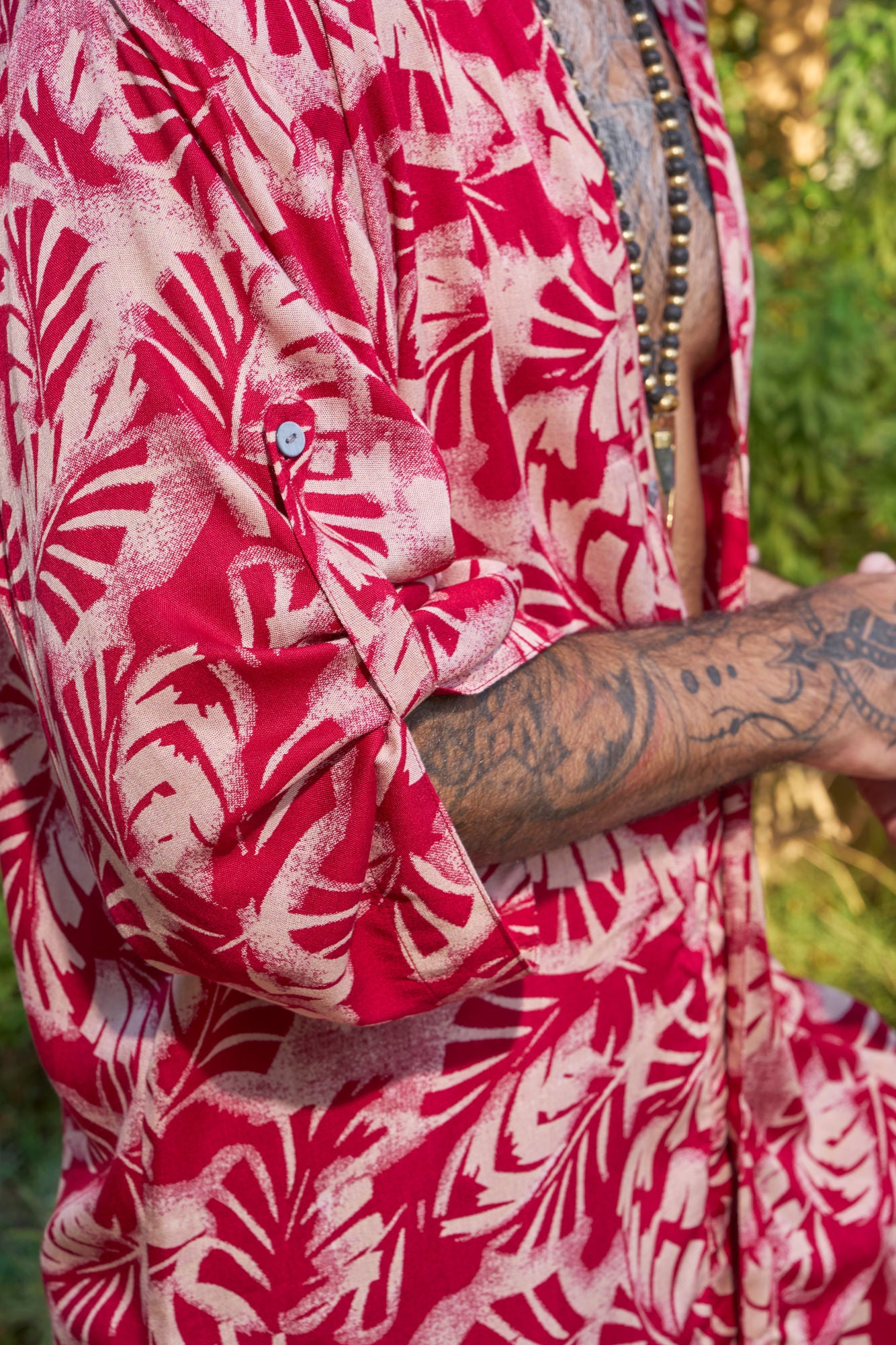 Red Zeus Shirt - NAYWAJ Ibiza Shirts