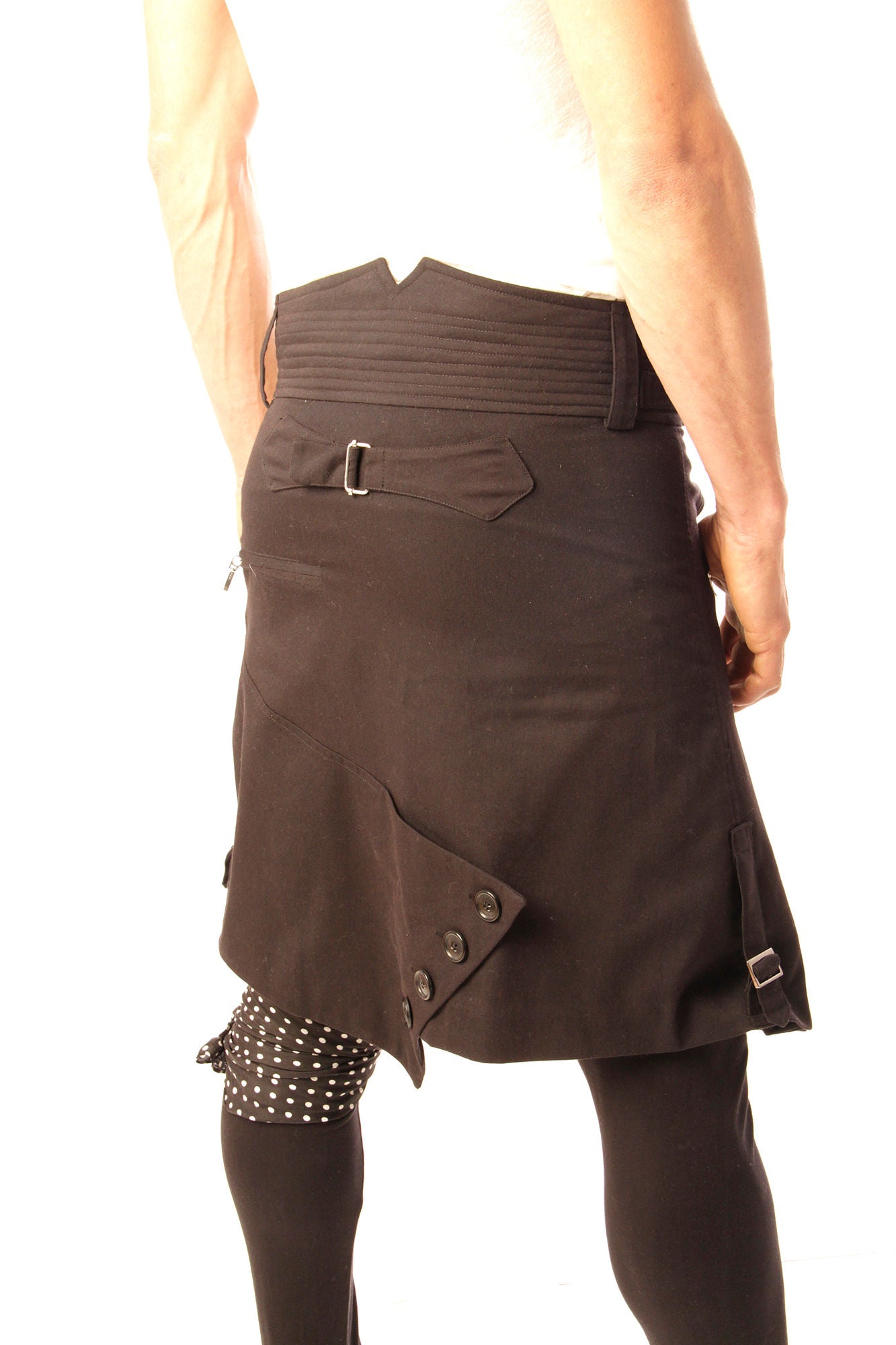 Black kilt - NAYWAJ Ibiza Kilts