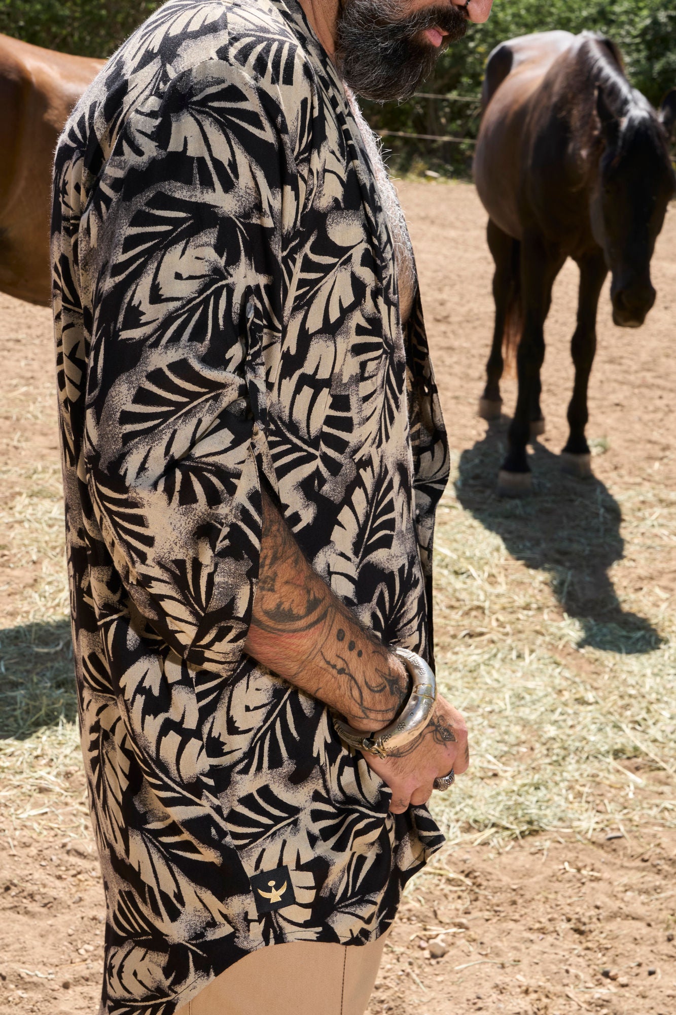 Leaves Zeus Shirt - NAYWAJ Ibiza Shirts