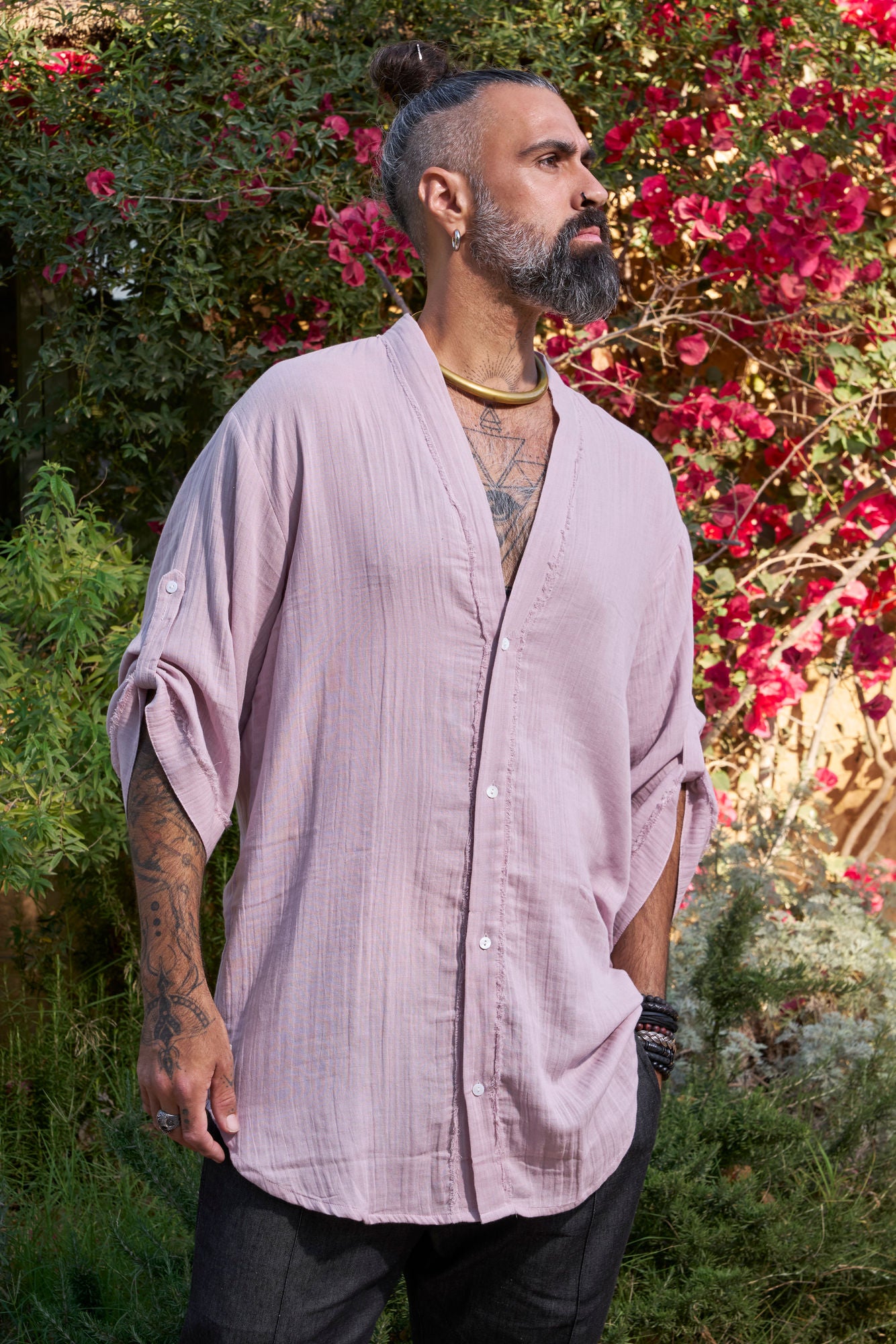 Purple Zeus Shirt - NAYWAJ Ibiza Shirts