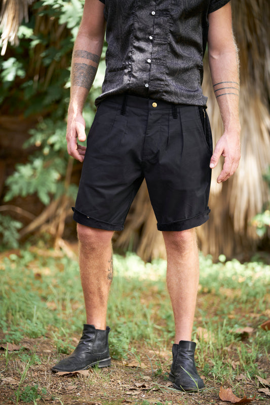 Black Chino Shorts - image 1