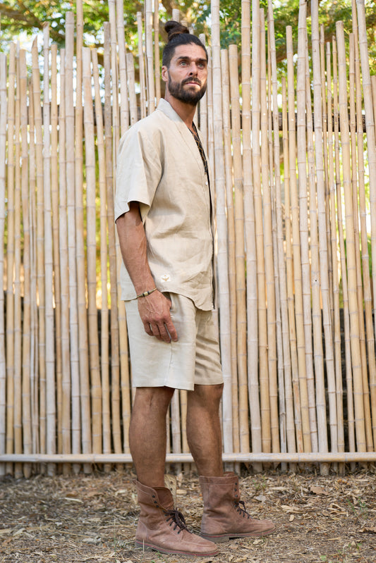 Linen Short Set - image 2