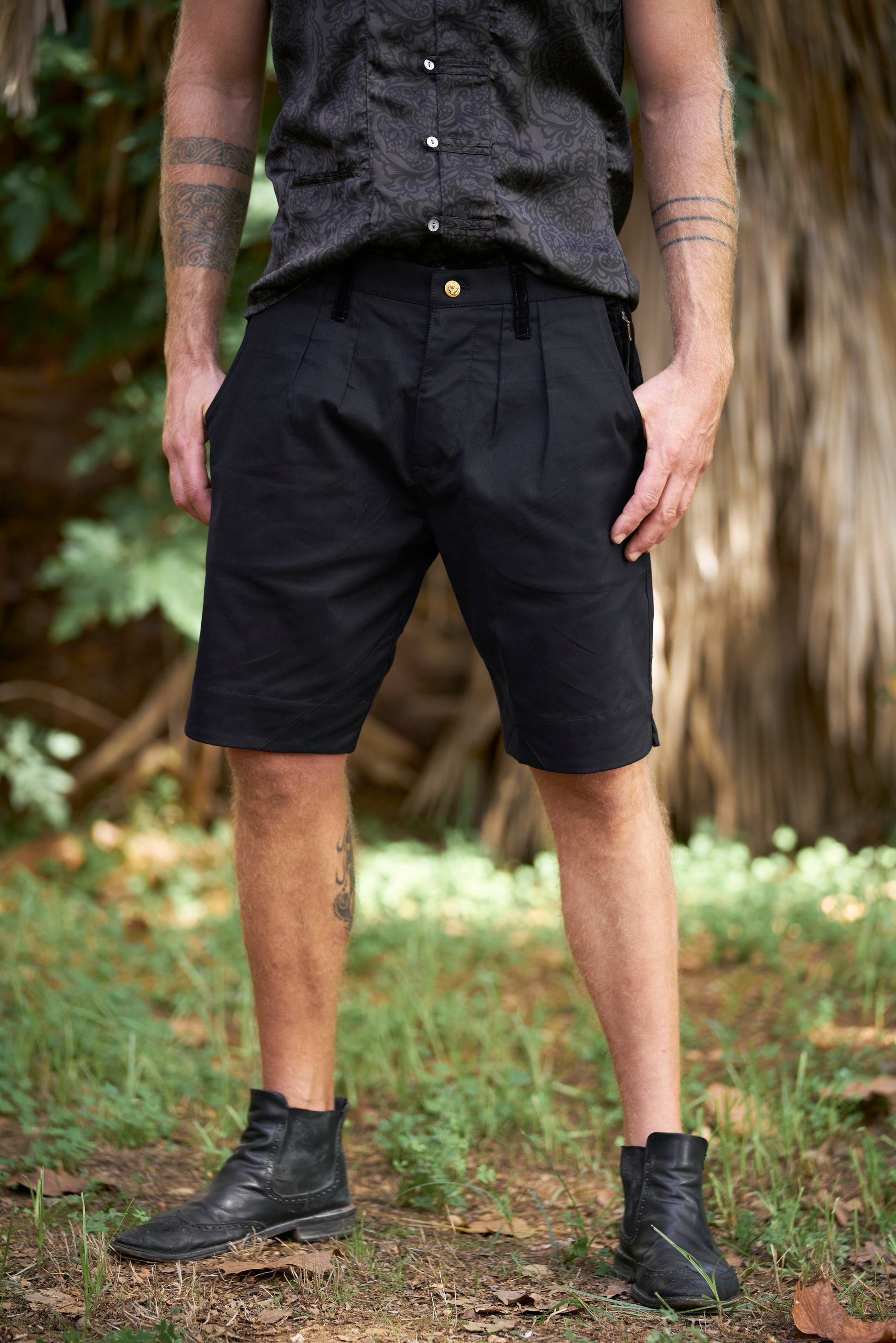 Black Chino Shorts - image 4