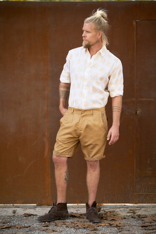 Camel Chino Shorts - image 2