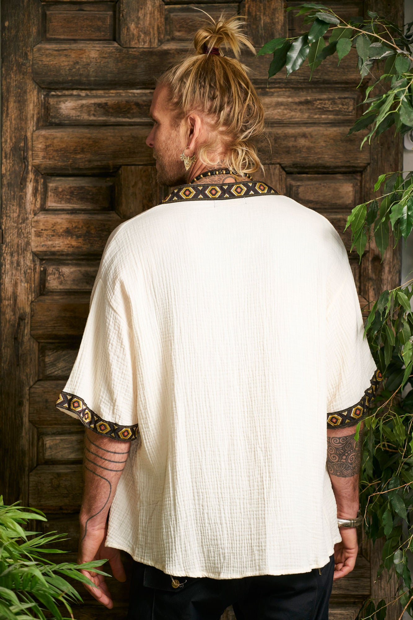Off White Organic Tottem Kimono III - NAYWAJ Ibiza Outerwear