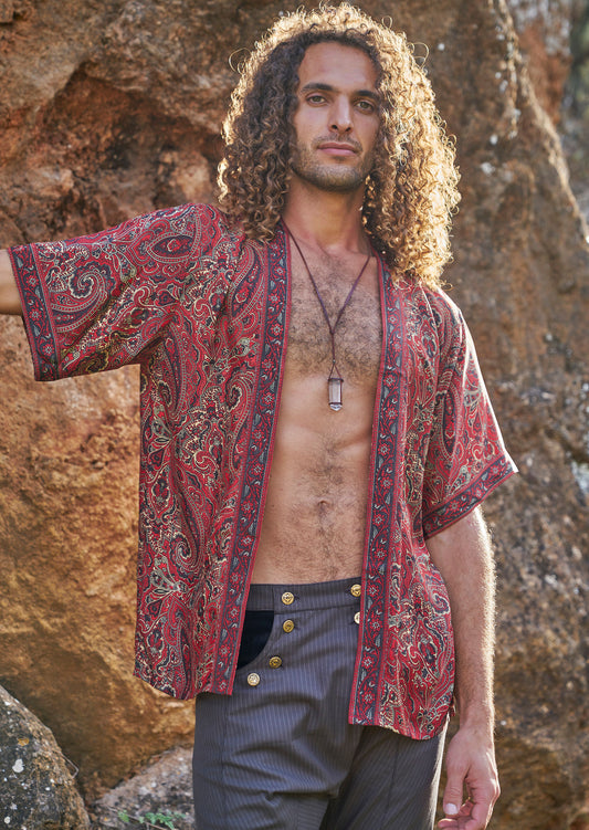 Red Kimono - NAYWAJ Ibiza Outerwear