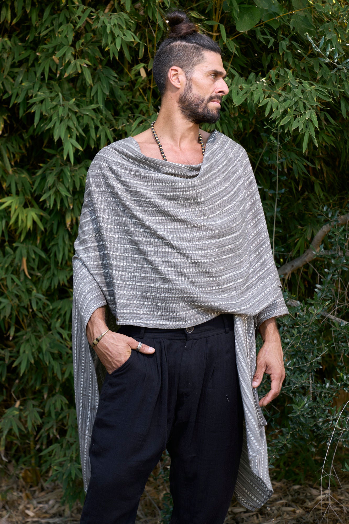 Lines Nara Poncho - NAYWAJ Ibiza Outerwear