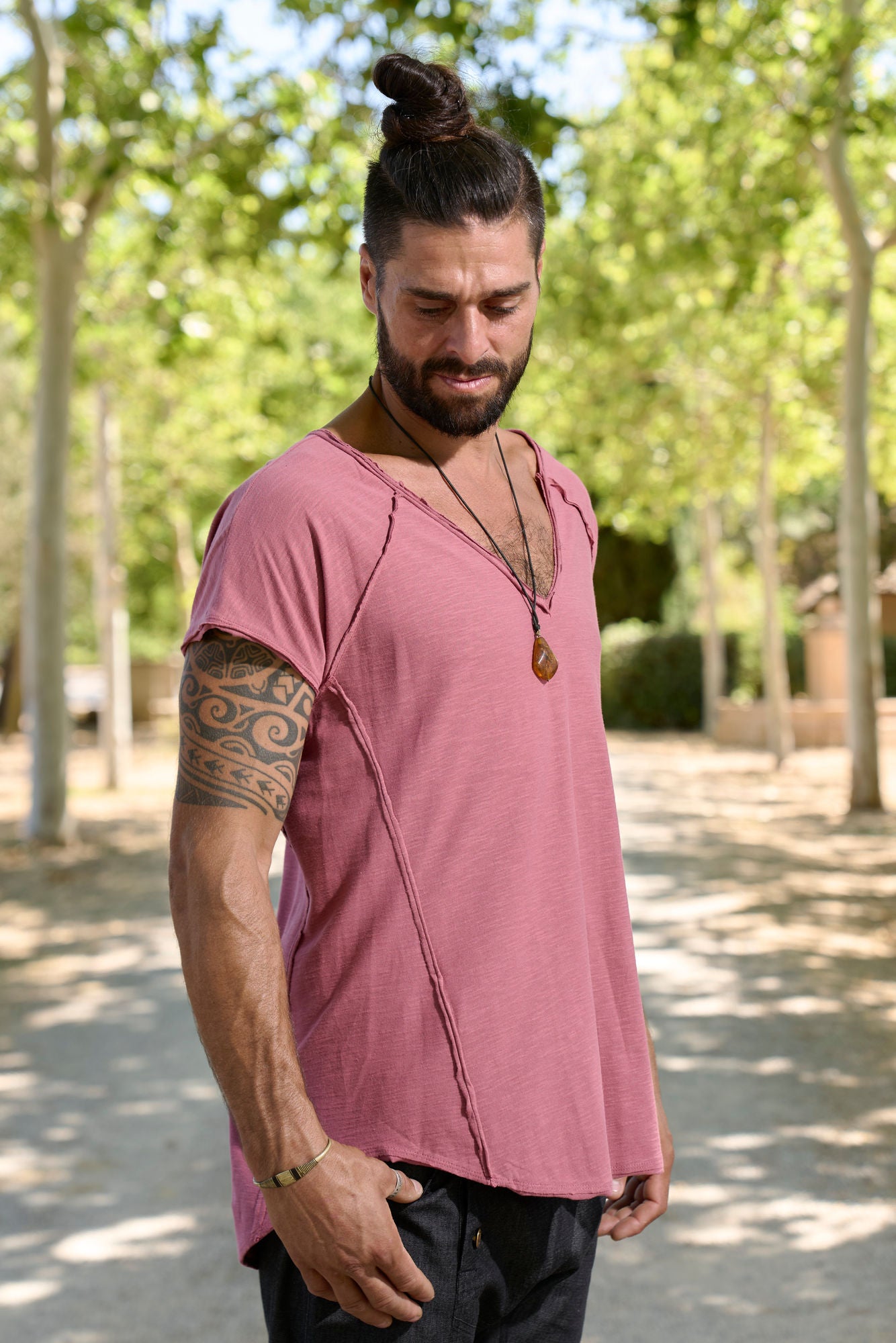 Bordeaux Neo T-Shirt - NAYWAJ Ibiza Tops