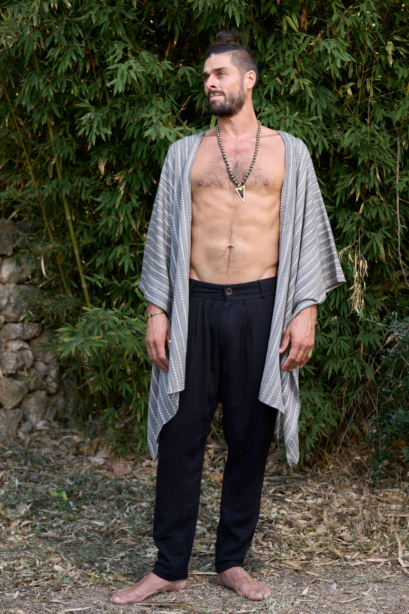 Lines Nara Poncho - NAYWAJ Ibiza Outerwear