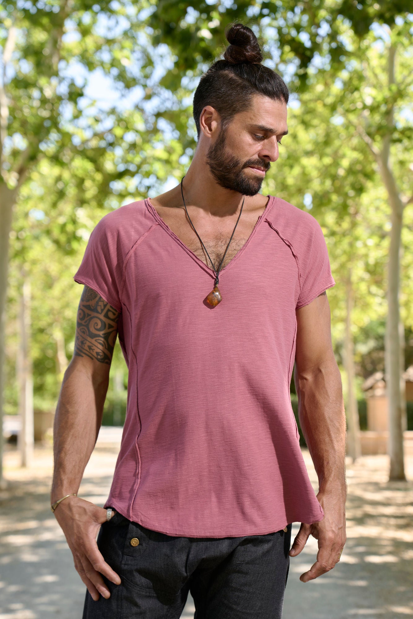 Bordeaux Neo T-Shirt - NAYWAJ Ibiza Tops