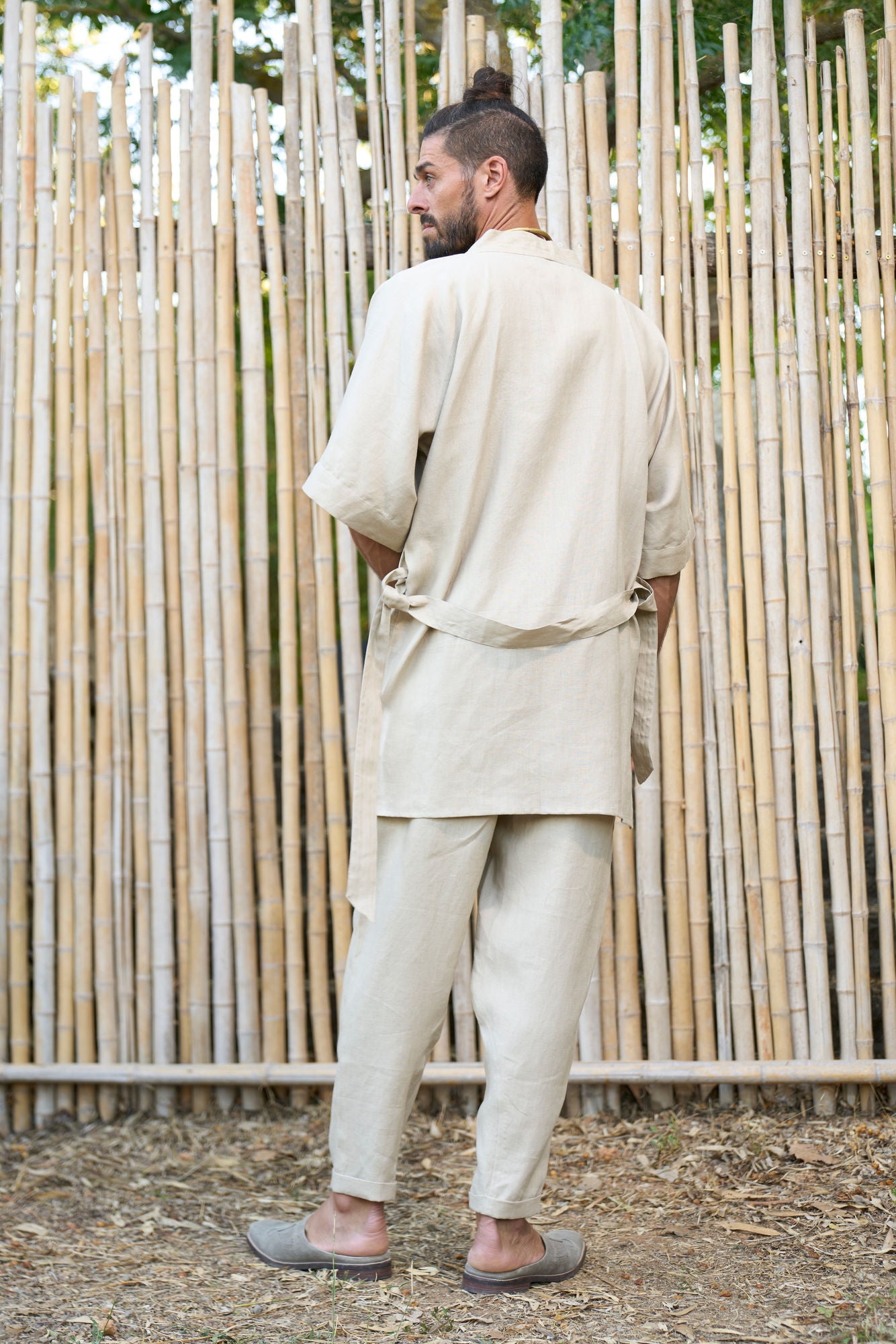 Linen Kimono - NAYWAJ Ibiza Outerwear
