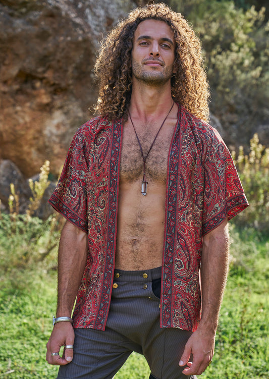 Red Kimono - NAYWAJ Ibiza Outerwear