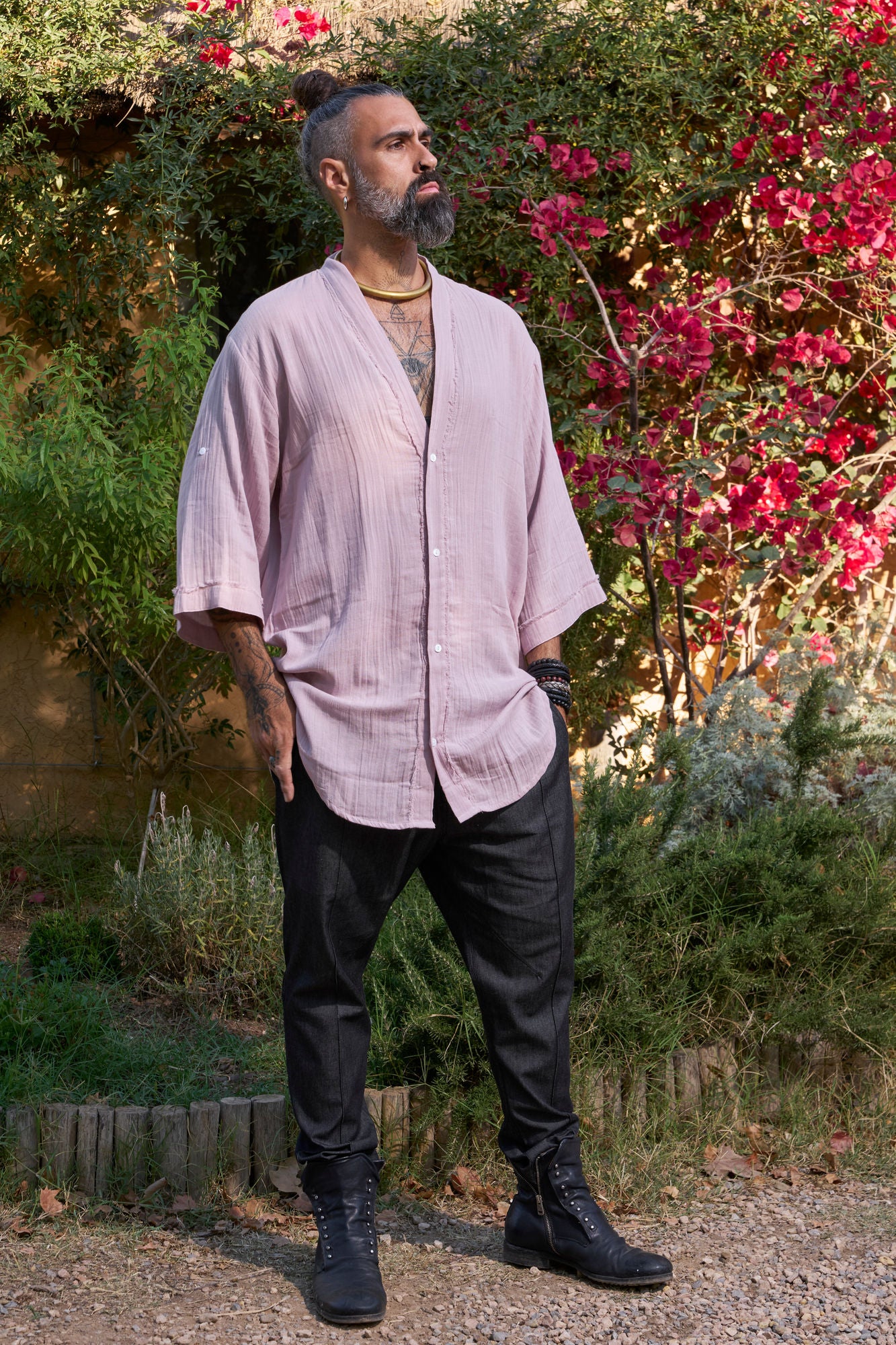 Purple Zeus Shirt - NAYWAJ Ibiza Shirts