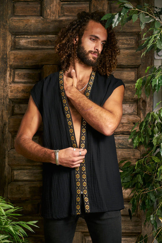 Black Orus Organic Tunic III - NAYWAJ Ibiza Tops