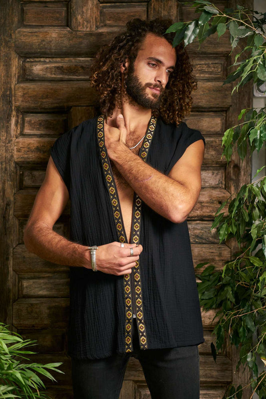 Black Orus Organic Tunic III - NAYWAJ Ibiza Tops