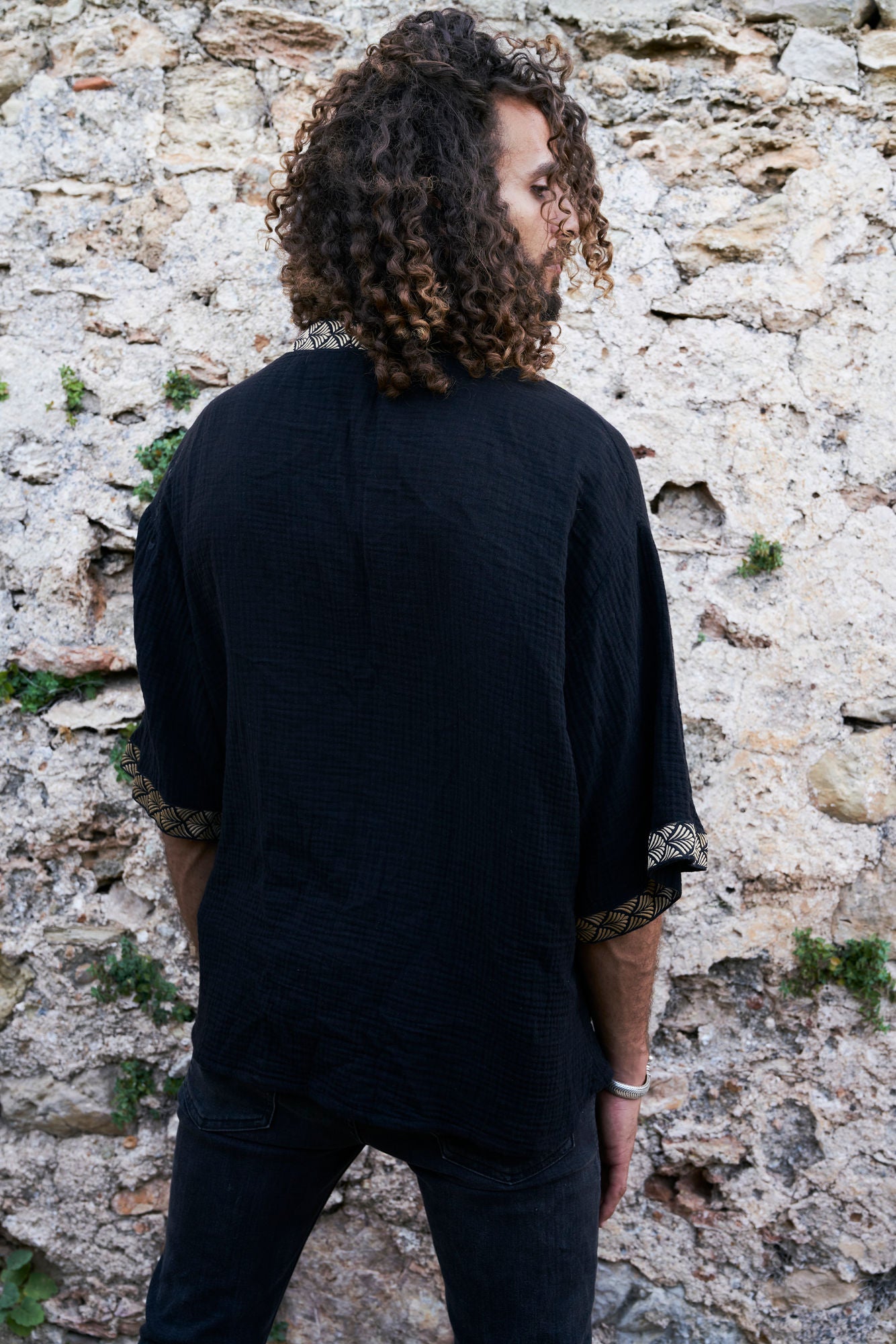 Black Organic Tottem Jacket - NAYWAJ Ibiza Outerwear