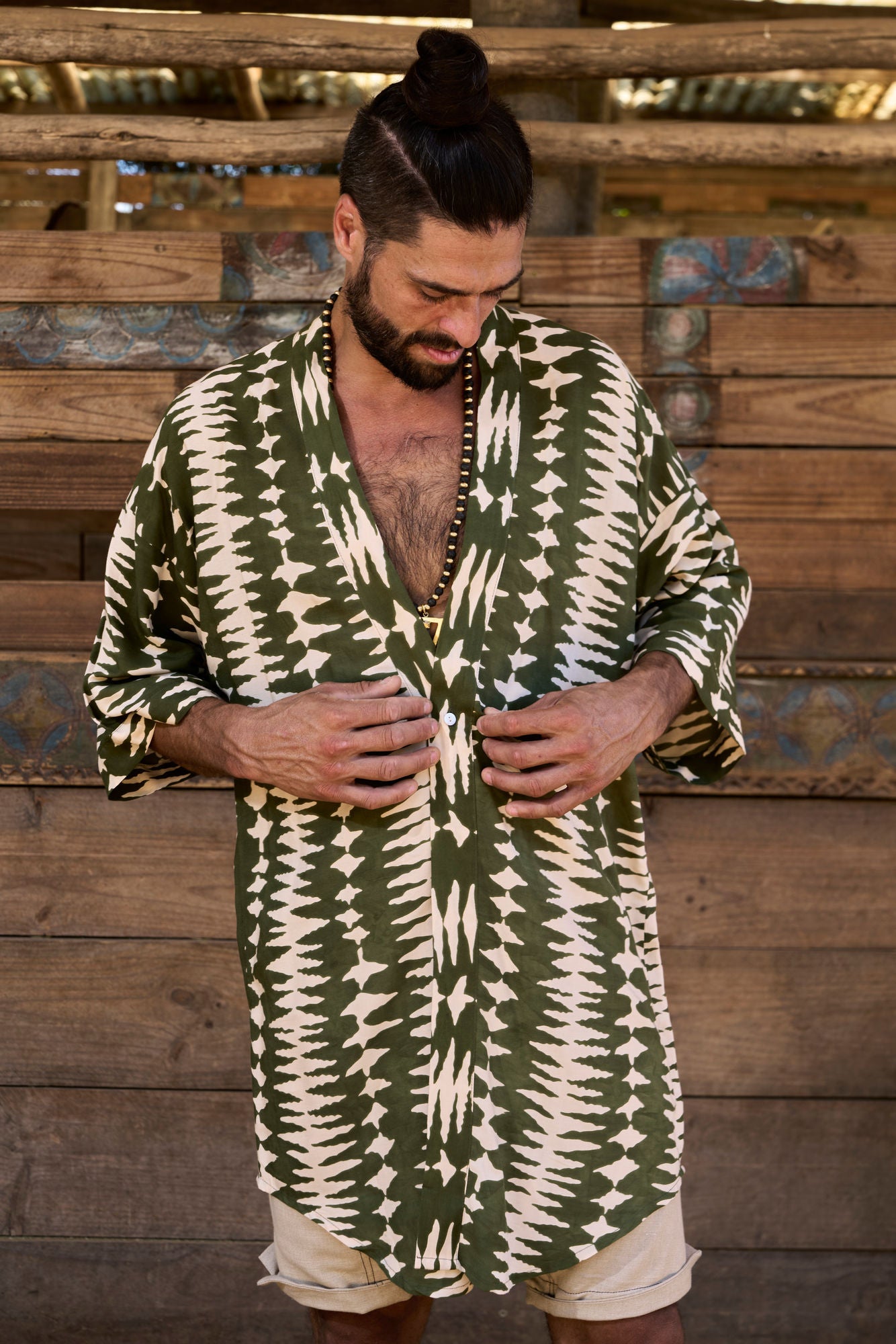 Green June Shirt - NAYWAJ Ibiza Shirts