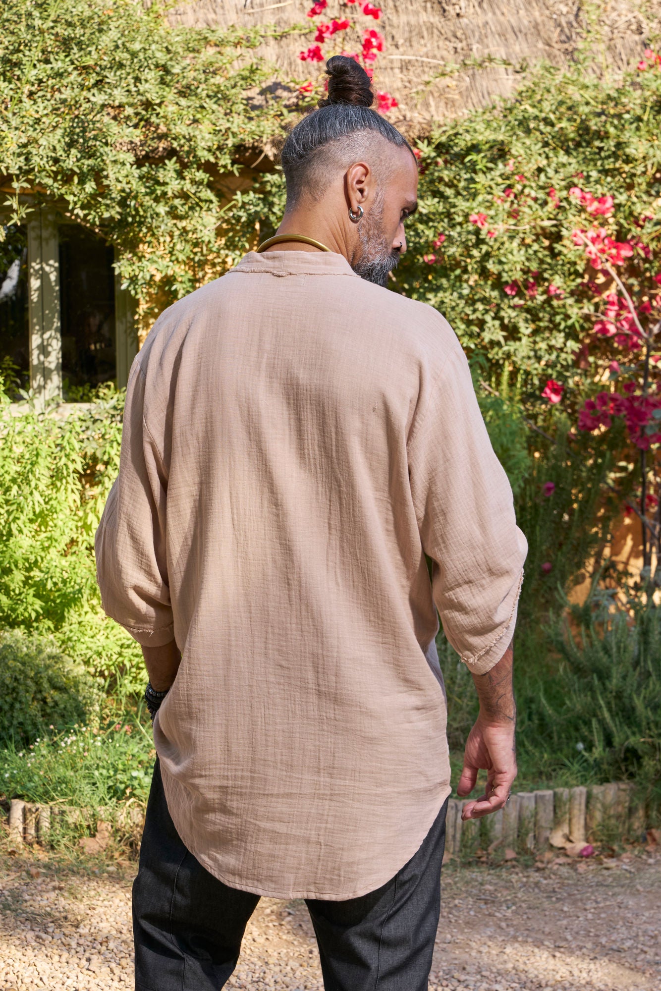 Beige Zeus Shirt - NAYWAJ Ibiza Shirts