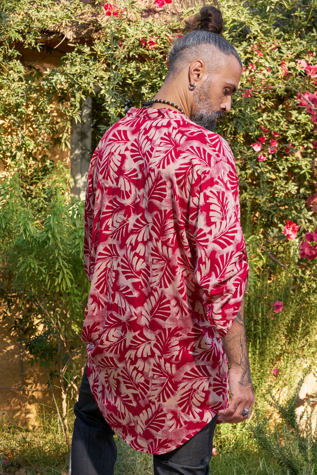 Red Zeus Shirt - NAYWAJ Ibiza Shirts