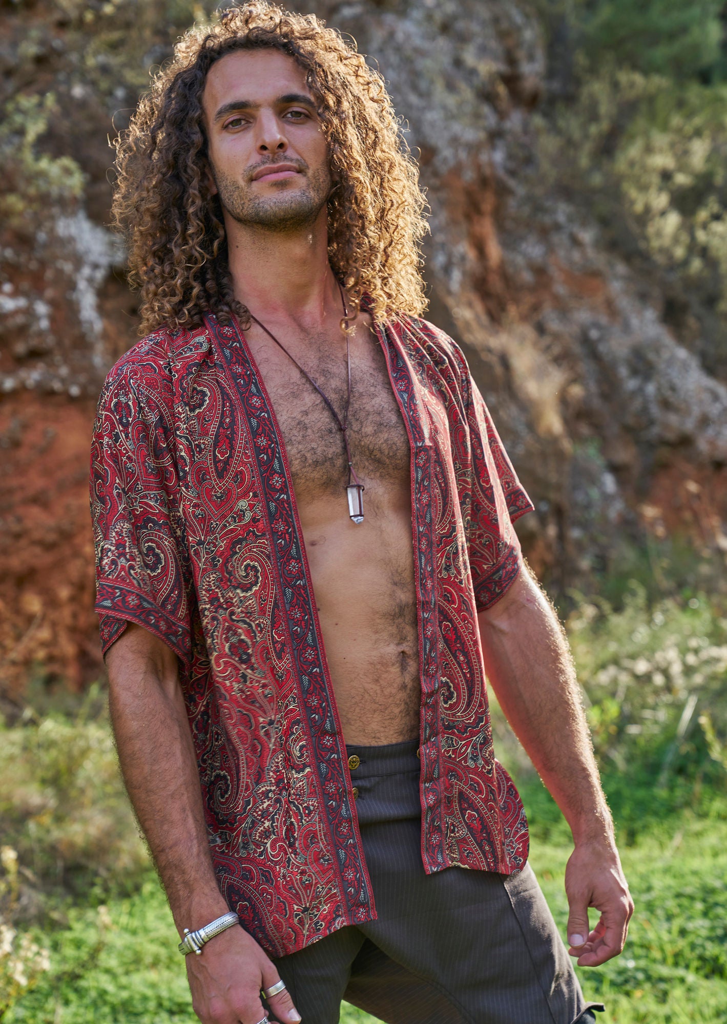 Red Kimono - NAYWAJ Ibiza Outerwear