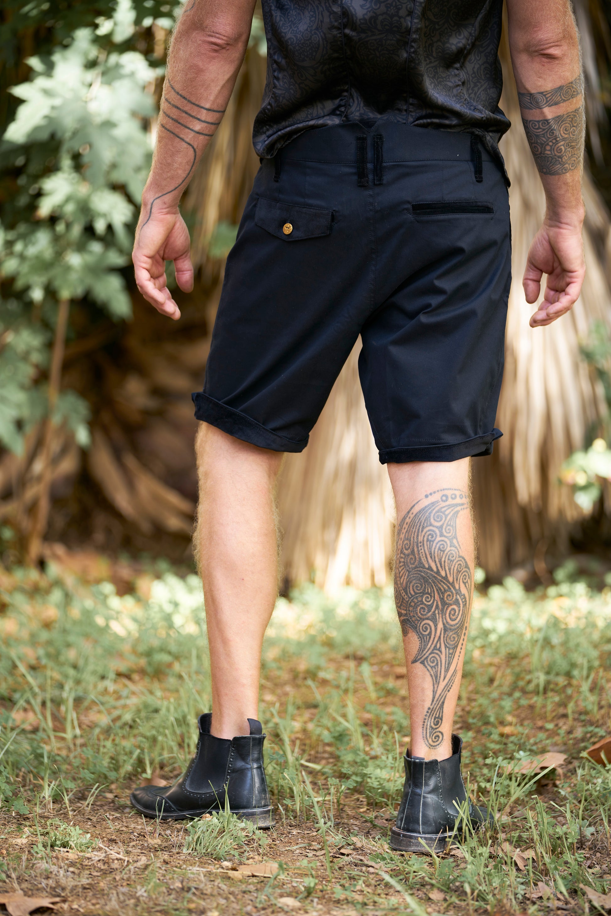 Black Chino Shorts - image 5