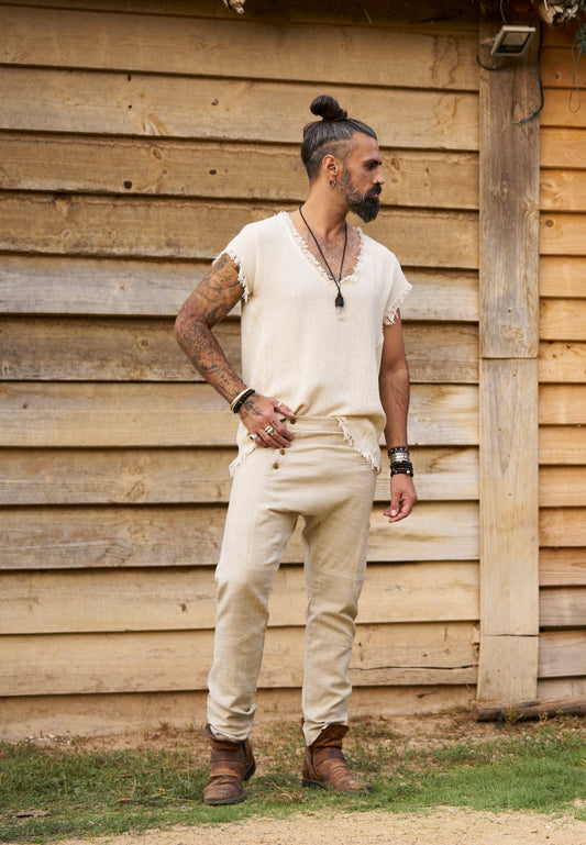 Ecru Nattaka Pants - image 2