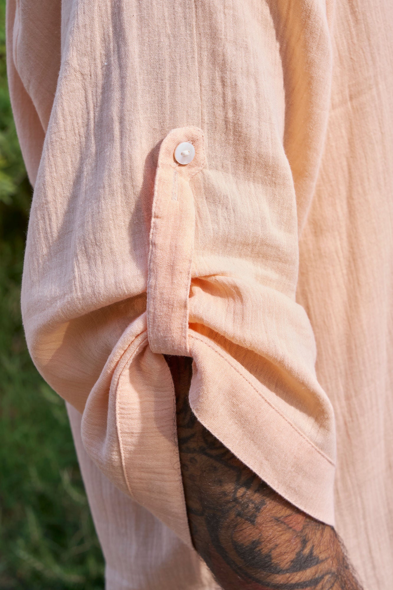 Salmon Zeus Shirt - NAYWAJ Ibiza Shirts