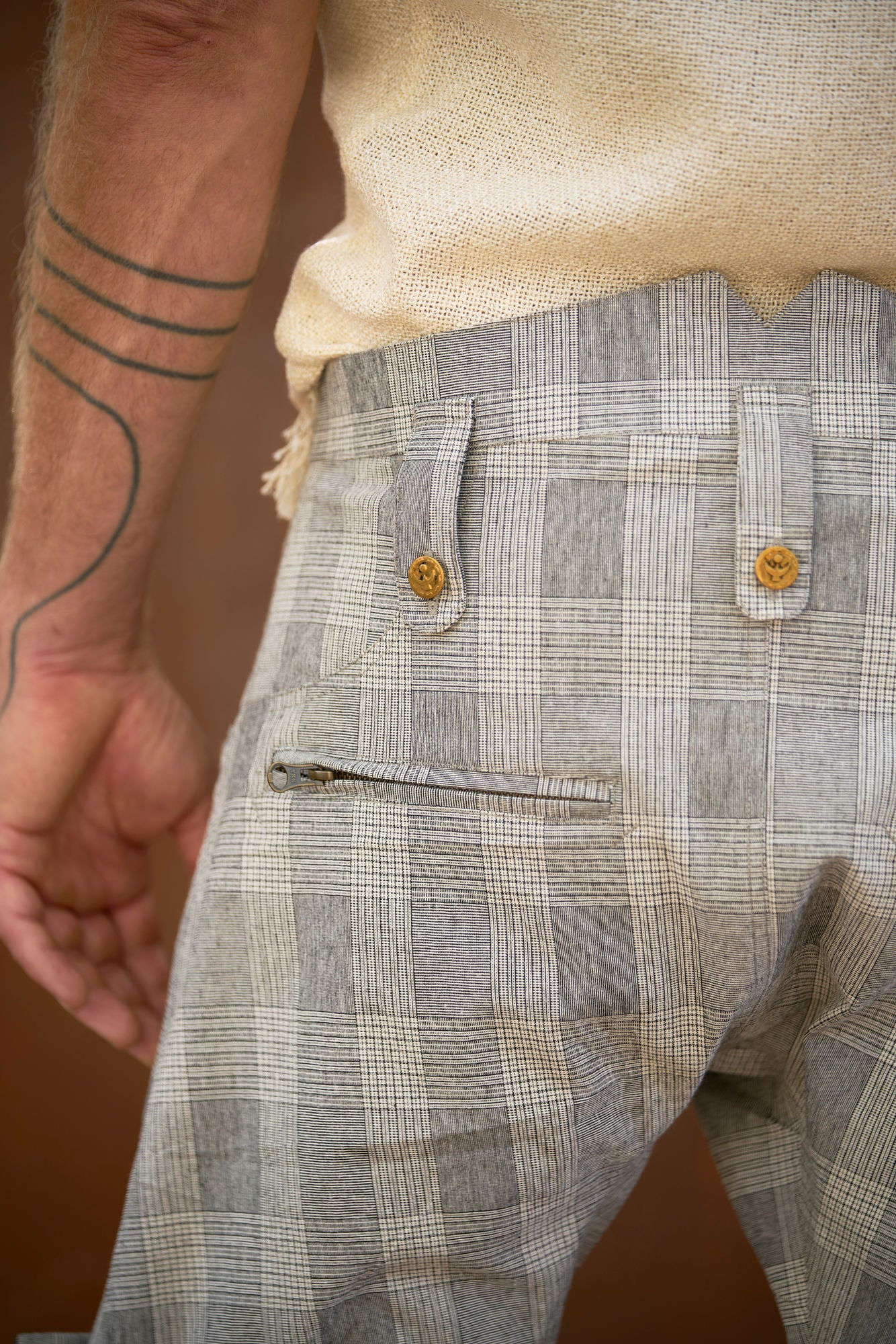 Plaid Nattaka shorts - NAYWAJ Ibiza Shorts