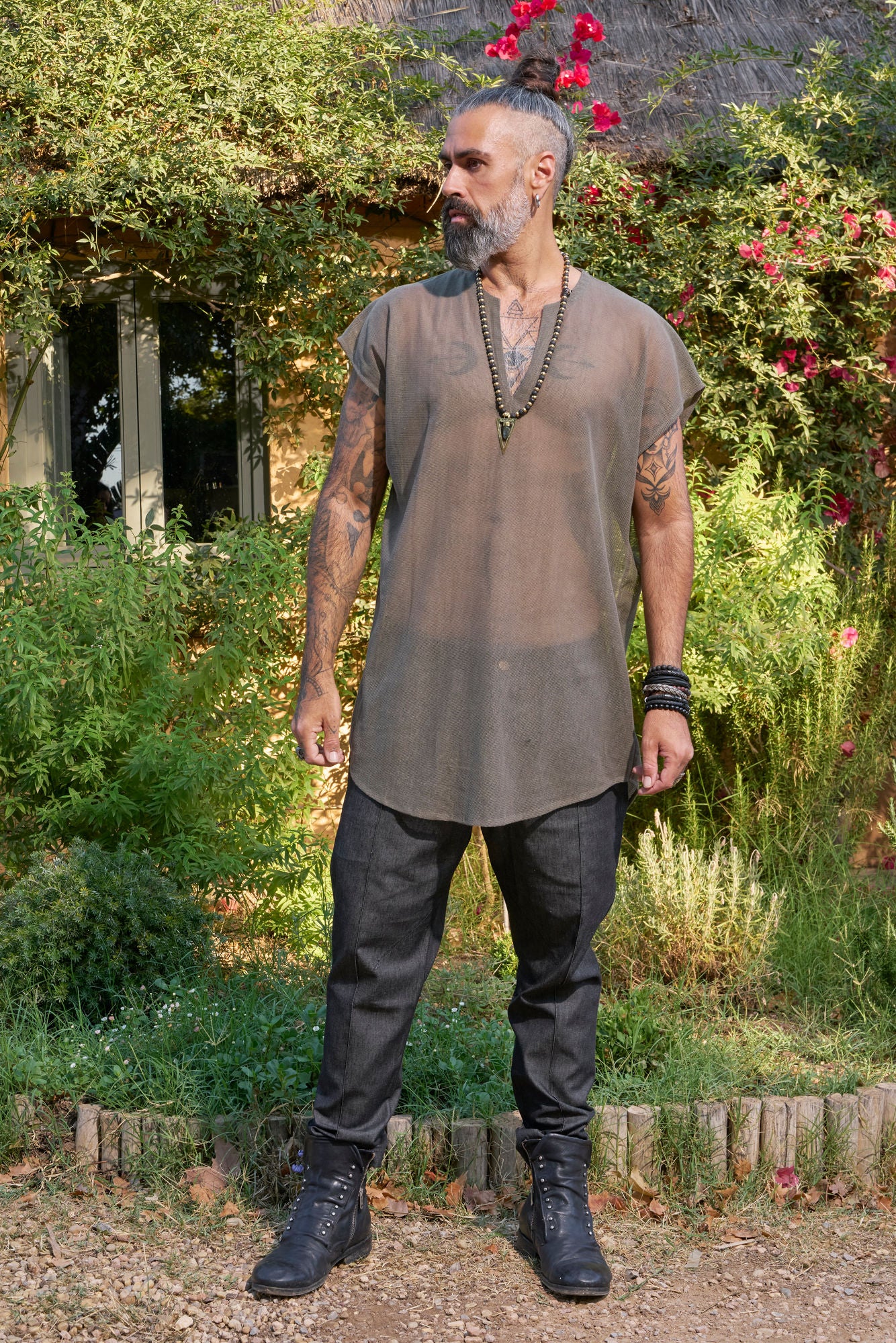 Green Lemuria T-Shirt - NAYWAJ Ibiza Tops