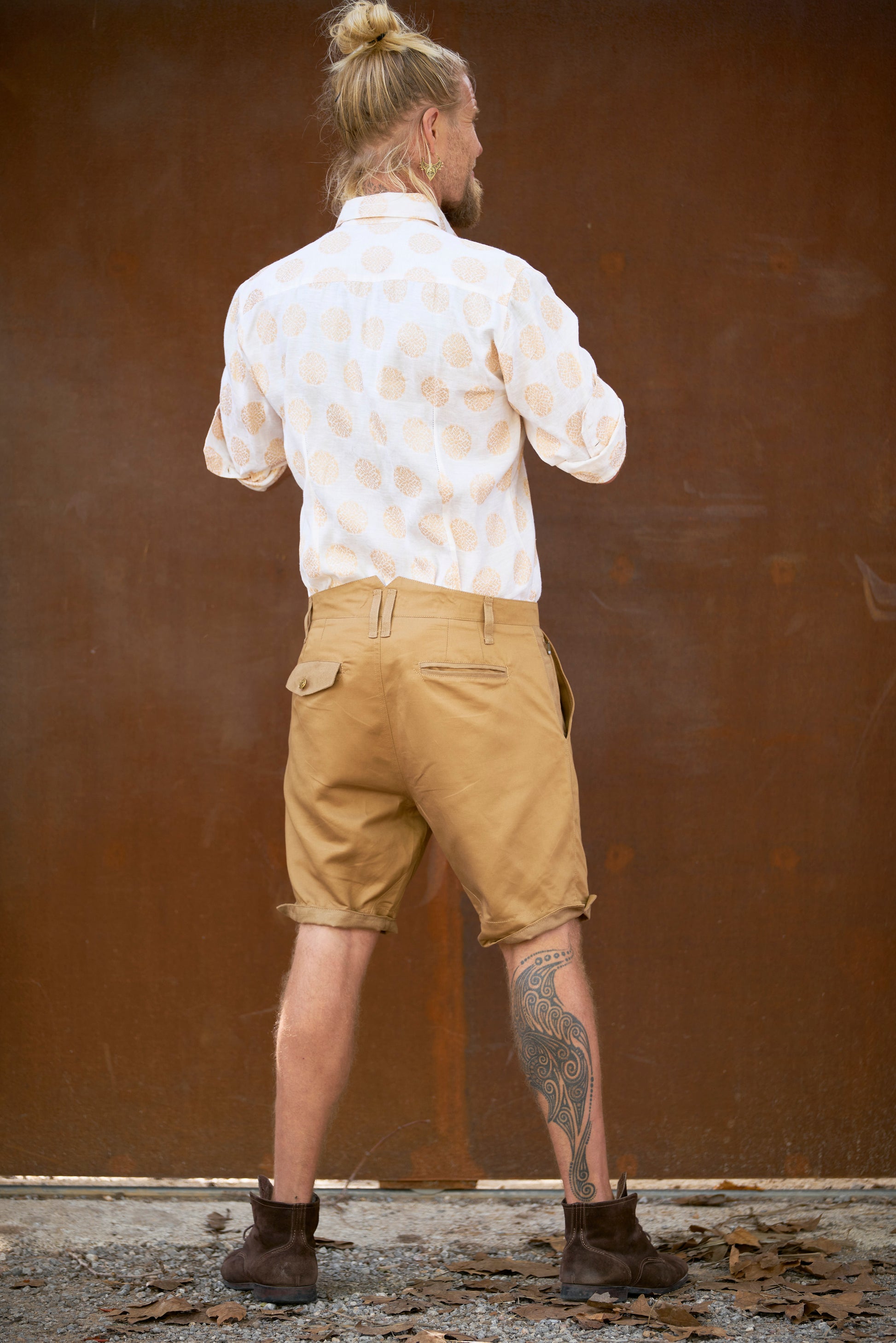 Camel Chino Shorts - image 6