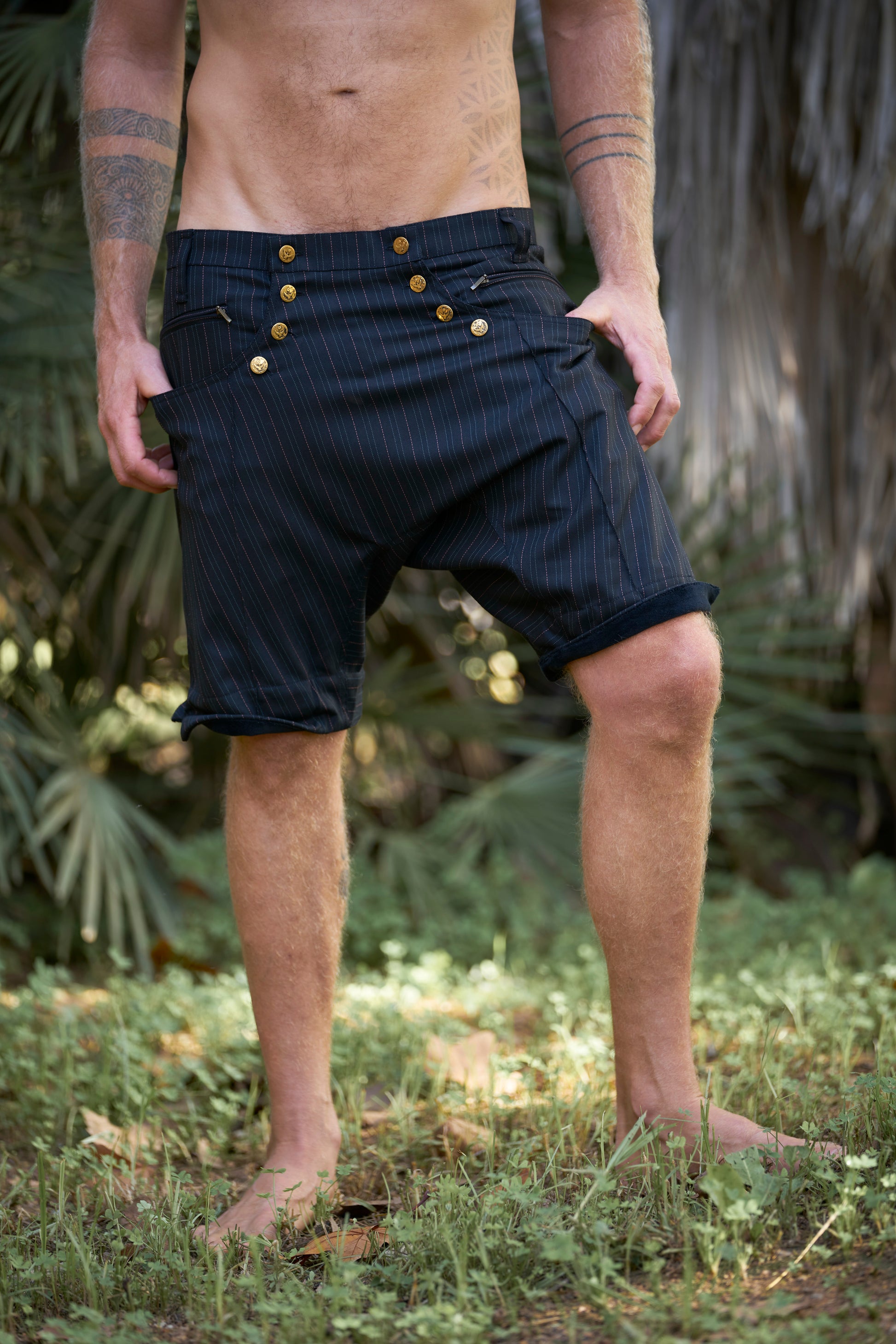 Pinstripe Ibiza Shorts - image 1