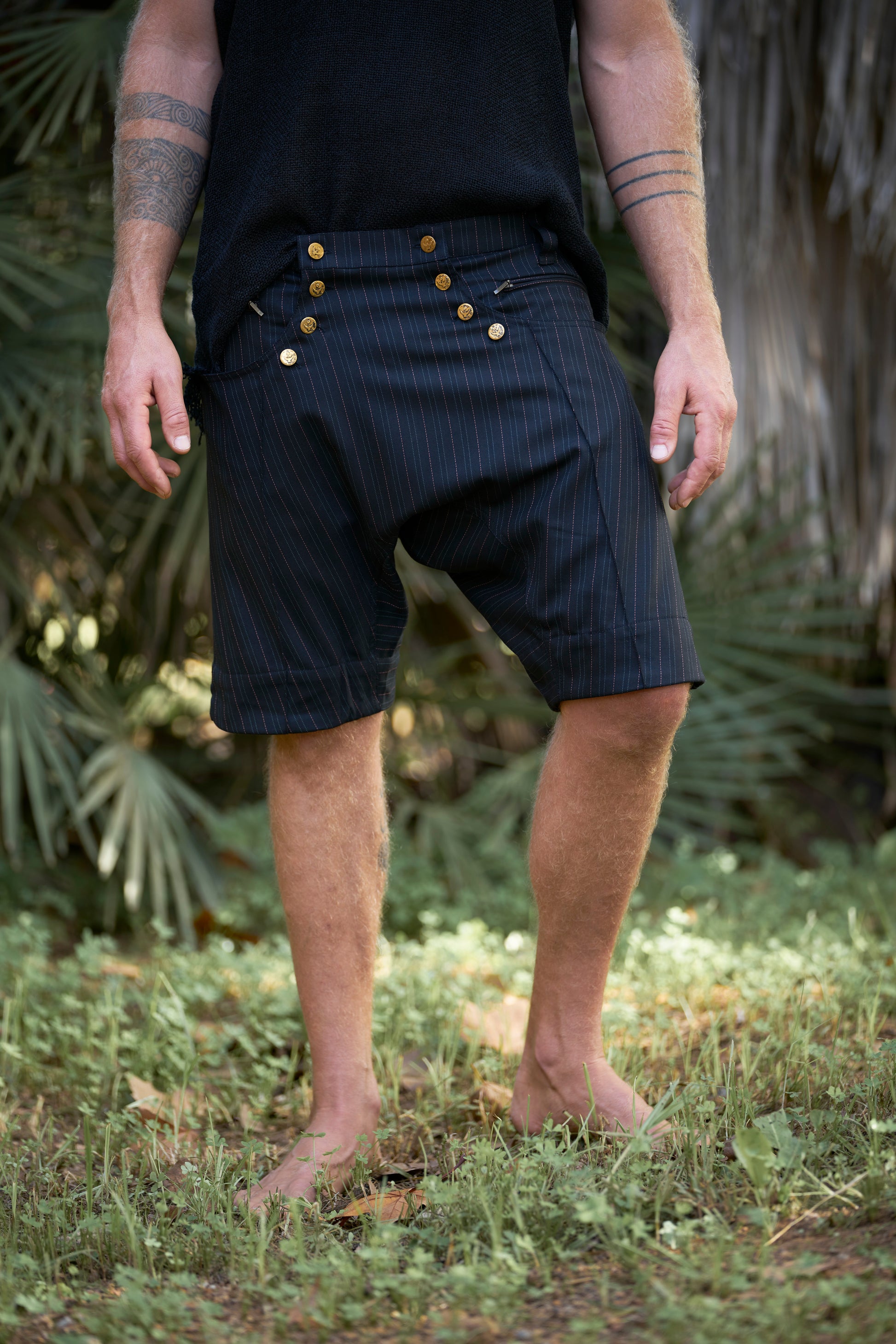 Pinstripe Ibiza Shorts - image 5