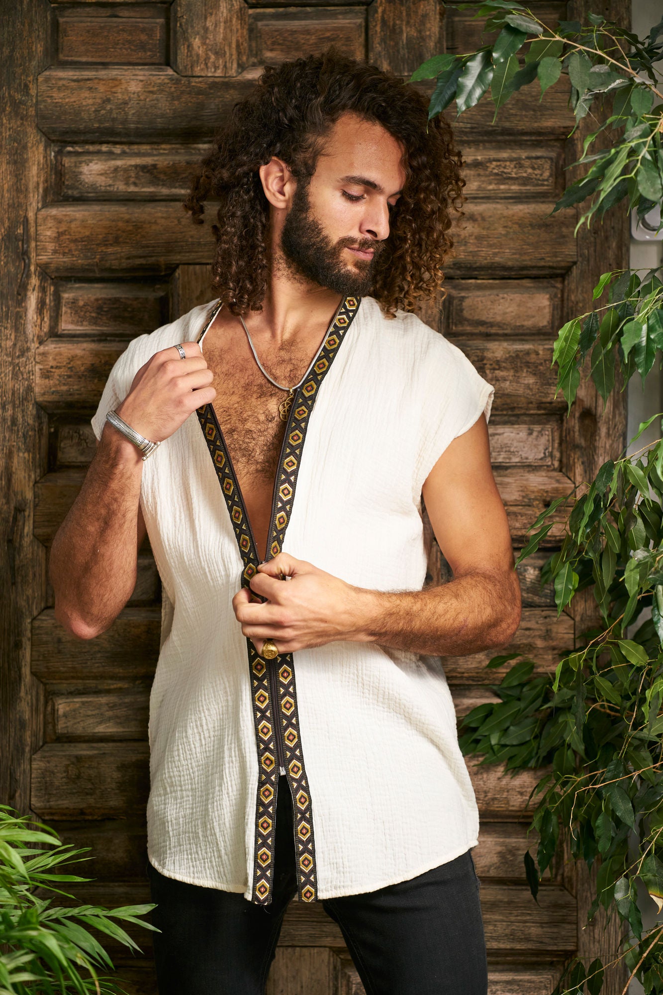 Off White Orus Organic Tunic III - NAYWAJ Ibiza Tops