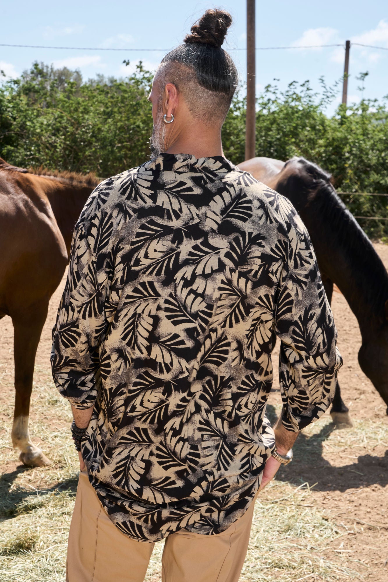 Leaves Zeus Shirt - NAYWAJ Ibiza Shirts