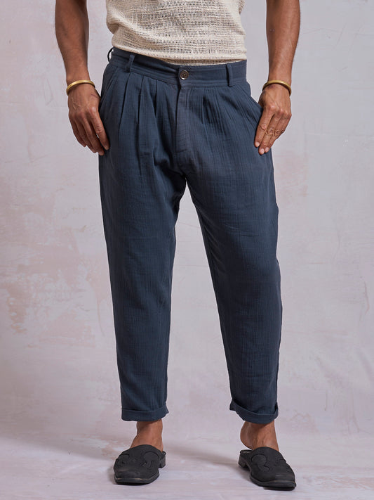 Navy Blue Casual Pants - image 1