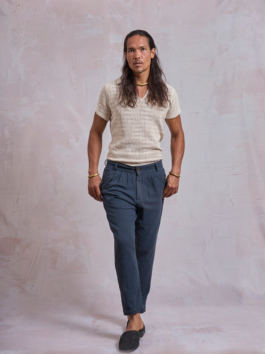 Navy Blue Casual Pants - image 2