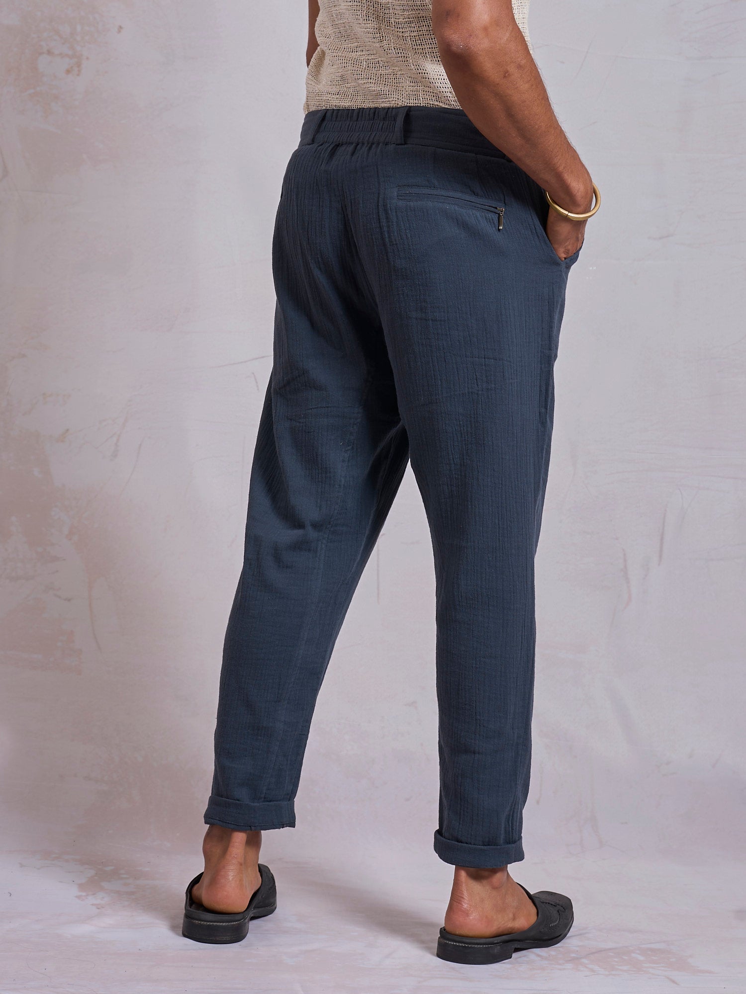 Navy Blue Casual Pants - image 4