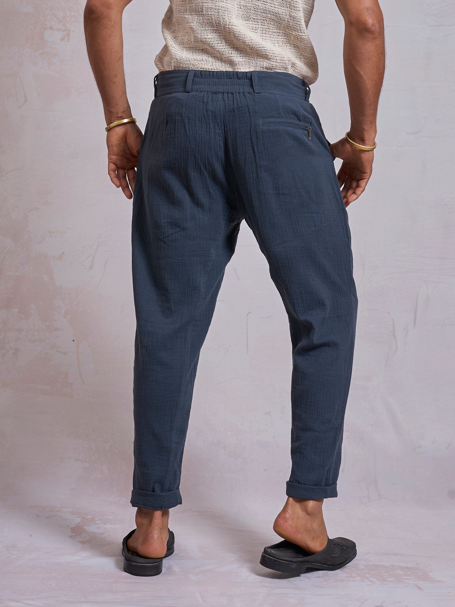 Navy Blue Casual Pants - image 5